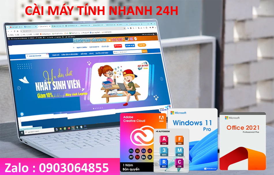 Dịch Vụ Cài Phần Mềm Máy Tính Quận 1